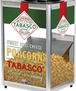 tabasco popkorna silditajs