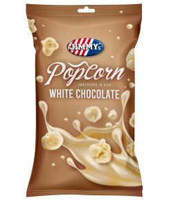 JIMMY popkorn valge šokolaadi glasuuris | 21 tk.