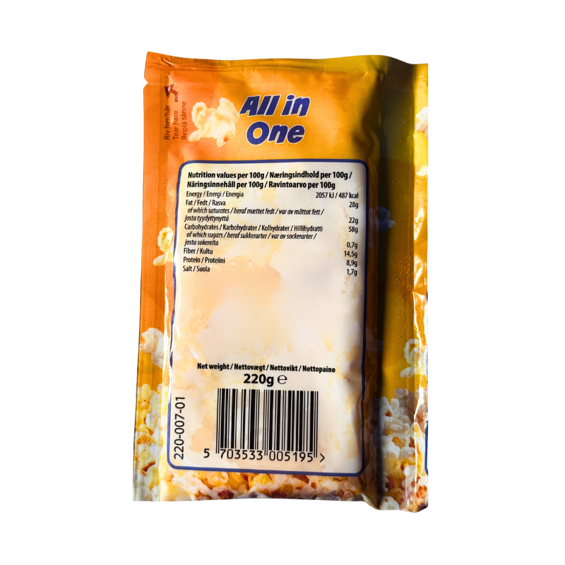 Popcorn Ingredient Kit "All in One" (50 x 220 g) - Image 3