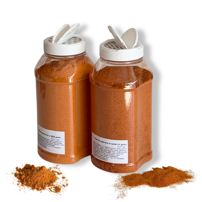 Popcorn seasoning with BBQ flavour 600g - Image 2